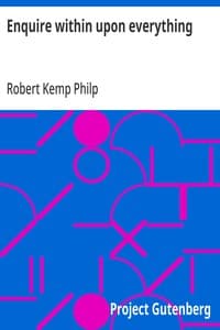 Cover of Enquire Within Upon Everything: The Great Victorian Domestic Standby