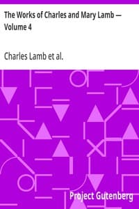 Cover of The Works of Charles and Mary Lamb — Volume 4: Poems and Plays