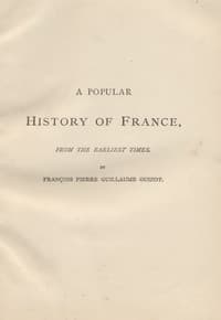 Cover of A Popular History of France from the Earliest Times, Volume 5