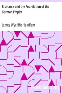 Cover of Bismarck and the Foundation of the German Empire