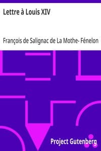 Lettre à Louis XIV