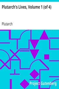 Cover of Plutarch's Lives, Volume 1 (of 4)
