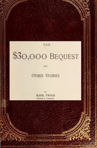 Cover of The $30,000 Bequest, and Other Stories