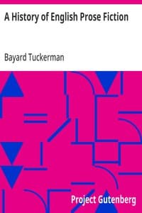 Cover of A History of English Prose Fiction