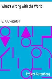 Cover of What's Wrong with the World