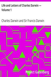 Cover of Life and Letters of Charles Darwin — Volume 1