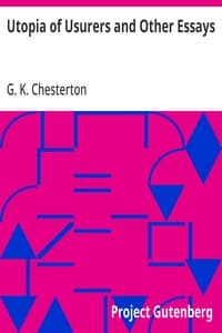 Cover of Utopia of Usurers and Other Essays