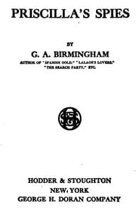 Cover of Priscilla's Spies