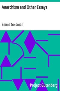 Cover of Anarchism and Other Essays