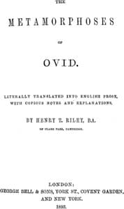 The Metamorphoses of Ovid, Books I-VII