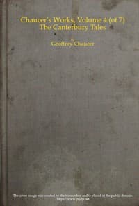 Cover of Chaucer's Works, Volume 4 — The Canterbury Tales
