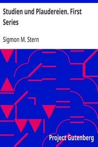 Studien und Plaudereien. First Series