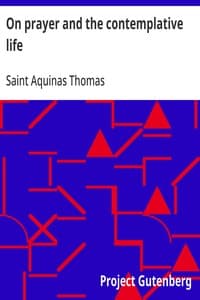 On prayer and the contemplative life