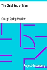 Cover of The Chief End of Man
