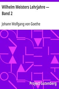 Cover of Wilhelm Meisters Lehrjahre — Band 2