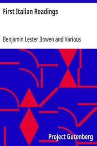 Cover of First Italian Readings