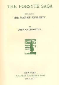 Cover of The Forsyte Saga, Volume I.: The Man Of Property