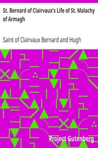 Cover of St. Bernard of Clairvaux's Life of St. Malachy of Armagh