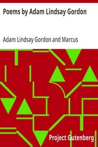 Cover of Poems by Adam Lindsay Gordon
