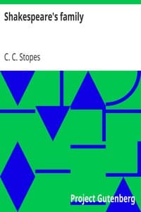 Cover of Shakespeare's family