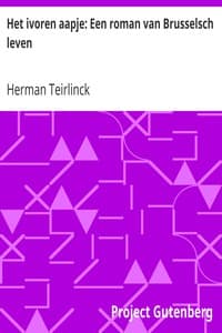 Cover of Het ivoren aapje: Een roman van Brusselsch leven