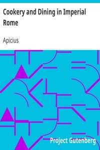 Cover of Cookery and Dining in Imperial Rome