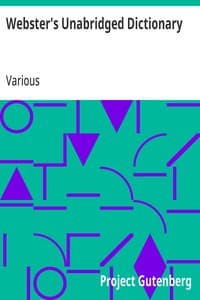 Webster's Unabridged Dictionary