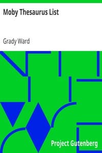 Cover of Moby Thesaurus List