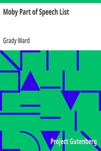 Cover of Moby Part of Speech List