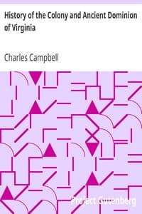 Cover of History of the Colony and Ancient Dominion of Virginia