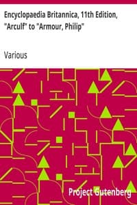 Cover of Encyclopaedia Britannica, 11th Edition, "Arculf" to "Armour, Philip": Volume 2, Slice 5
