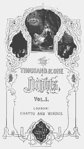 Cover of The Thousand and One Nights, Vol. I.: Commonly Called the Arabian Nights' Entertainments