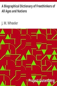 Cover of A Biographical Dictionary of Freethinkers of All Ages and Nations