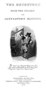 Cover of The Betrothed: From the Italian of Alessandro Manzoni