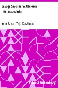 Cover of Savo ja Savonlinna: Utukuvia muinaisuudesta