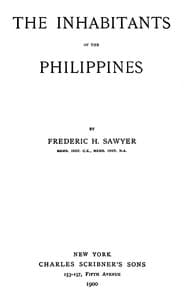 The Inhabitants of the Philippines