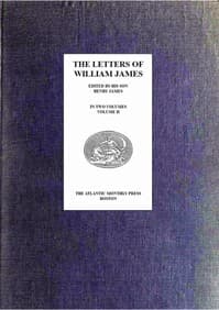 Cover of The Letters of William James, Vol. 2