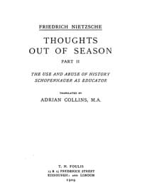 Cover of Thoughts Out of Season, Part II