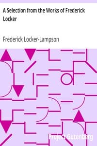 Cover of A Selection from the Works of Frederick Locker