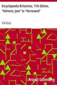 Cover of Encyclopaedia Britannica, 11th Edition, "Helmont, Jean" to "Hernosand": Volume 13, Slice 3