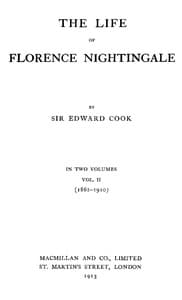 Cover of The Life of Florence Nightingale, vol. 2 of 2