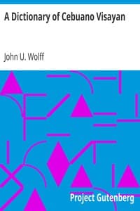 Cover of A Dictionary of Cebuano Visayan