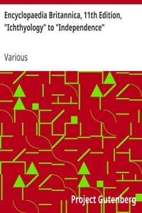 Cover of Encyclopaedia Britannica, 11th Edition, "Ichthyology" to "Independence": Volume 14, Slice 3