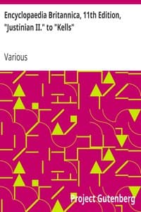 Cover of Encyclopaedia Britannica, 11th Edition, "Justinian II." to "Kells": Volume 15, Slice 6