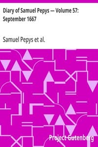 Cover of Diary of Samuel Pepys — Volume 57: September 1667