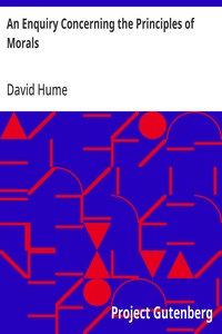 Cover of An Enquiry Concerning the Principles of Morals