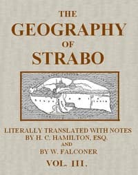 Cover of The Geography of Strabo, Volume 3 (of 3): Literally Translated, with Notes