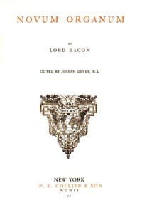 Cover of Novum organum : $b or, True suggestions for the interpretation of nature