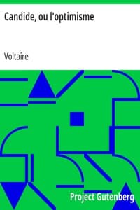 Cover of Candide, ou l'optimisme