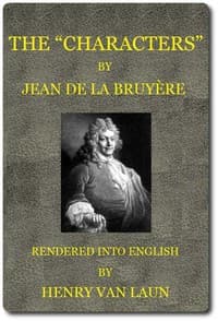 Cover of The "Characters" of Jean de La Bruyère